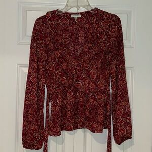 Max Studio Paisley Top, size S